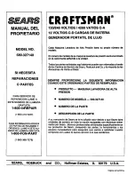 Предварительный просмотр 30 страницы Craftsman 580.327140 Owner'S Manual