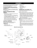 Preview for 4 page of Craftsman 580.327160 Owner'S Manual