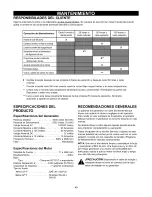 Preview for 40 page of Craftsman 580.327160 Owner'S Manual