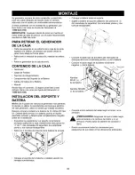 Предварительный просмотр 33 страницы Craftsman 580.327182 Operators Operator'S Manual