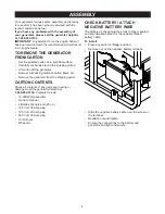 Preview for 4 page of Craftsman 580.328300 Owner'S Manual