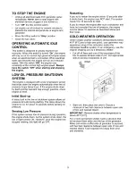 Предварительный просмотр 9 страницы Craftsman 580.329160 Owner'S Manual