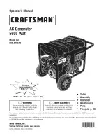 Предварительный просмотр 1 страницы Craftsman 580.675512 Operator'S Manual