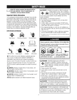 Предварительный просмотр 4 страницы Craftsman 580.675512 Operator'S Manual