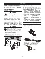 Preview for 11 page of Craftsman 580.676630 Operator'S Manual