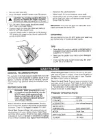 Preview for 8 page of Craftsman 580.677130 Owner'S Manual