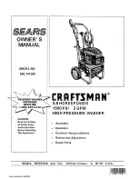 Craftsman 580.741380 Owner'S Manual preview