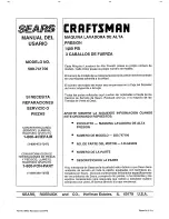 Preview for 40 page of Craftsman 580.7471 Owner'S Manual