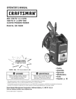 Craftsman 580.750290 Operator'S Manual preview