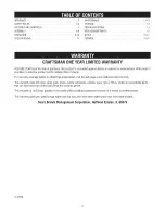 Preview for 2 page of Craftsman 580.750290 Operator'S Manual