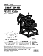 Preview for 1 page of Craftsman 580.750700 Operator'S Manual