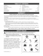 Preview for 2 page of Craftsman 580.752011 Owner'S Manual