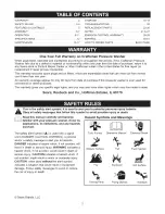 Preview for 2 page of Craftsman 580.752012 Operator'S Manual