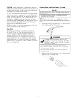 Preview for 9 page of Craftsman 580.752040 Operator'S Manual