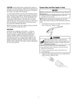 Preview for 9 page of Craftsman 580.752050 Operator'S Manual