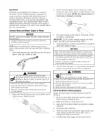 Предварительный просмотр 9 страницы Craftsman 580.752100 Operator'S Manual