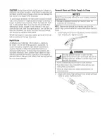 Preview for 9 page of Craftsman 580.752120 Operator'S Manual