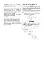 Предварительный просмотр 9 страницы Craftsman 580.752131 Operator'S Manual