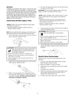 Preview for 10 page of Craftsman 580.752211 Operator'S Manual