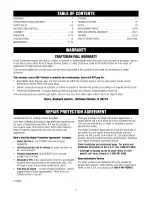 Preview for 2 page of Craftsman 580.752251 Operator'S Manual