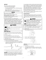 Preview for 9 page of Craftsman 580.752270 Operator'S Manual