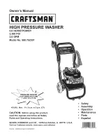 Preview for 1 page of Craftsman 580.752301 Owner'S Manual