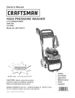 Craftsman 580.752310 Owner'S Manual preview