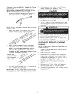 Preview for 8 page of Craftsman 580.752342 Operator'S Manual