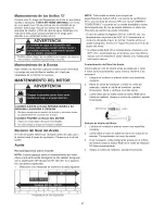 Preview for 47 page of Craftsman 580.752342 Operator'S Manual