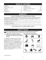 Preview for 2 page of Craftsman 580.752420 Operator'S Manual