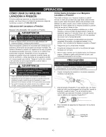 Preview for 40 page of Craftsman 580.752420 Operator'S Manual