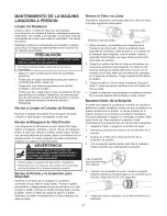 Preview for 47 page of Craftsman 580.752420 Operator'S Manual