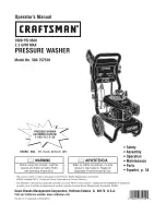 Preview for 1 page of Craftsman 580.752510 Operator'S Manual