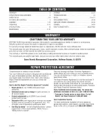 Preview for 2 page of Craftsman 580.752510 Operator'S Manual