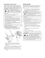 Preview for 21 page of Craftsman 580.752510 Operator'S Manual