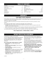 Preview for 2 page of Craftsman 580.752590 Operator'S Manual