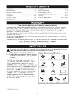 Preview for 2 page of Craftsman 580.752820 Operator'S Manual