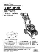 Предварительный просмотр 1 страницы Craftsman 580.752960 Operator'S Manual