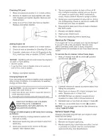 Preview for 20 page of Craftsman 580.754880 Operator'S Manual