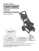 Craftsman 580.754910 Operator'S Manual preview