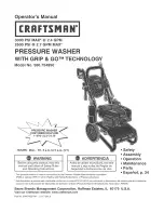 Craftsman 580.754950 Operator'S Manual preview
