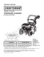 Craftsman 580.754990 Operator'S Manual preview