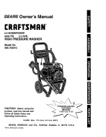 Preview for 1 page of Craftsman 580.76201 Owner'S Manual