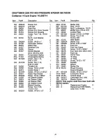 Предварительный просмотр 20 страницы Craftsman 580.7622 Owner'S Manual