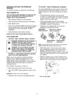 Preview for 9 page of Craftsman 580.762201 Operators Operator'S Manual