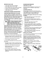 Preview for 12 page of Craftsman 580.762201 Operators Operator'S Manual