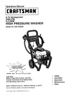 Craftsman 580.762202 Operators Operator'S Manual preview