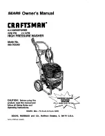 Preview for 1 page of Craftsman 580.762250 Owner'S Manual