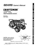 Craftsman 580.763000 Owner'S Manual preview