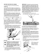 Preview for 9 page of Craftsman 580.763000 Owner'S Manual